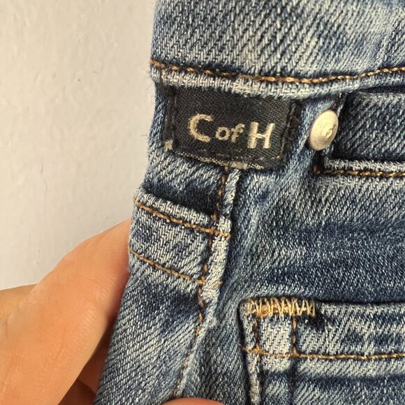 Citizens of Humanity Emerson Slim Boyfriend Embroidered Denim Jeans Size 26 Boho - Picture 7 of 12